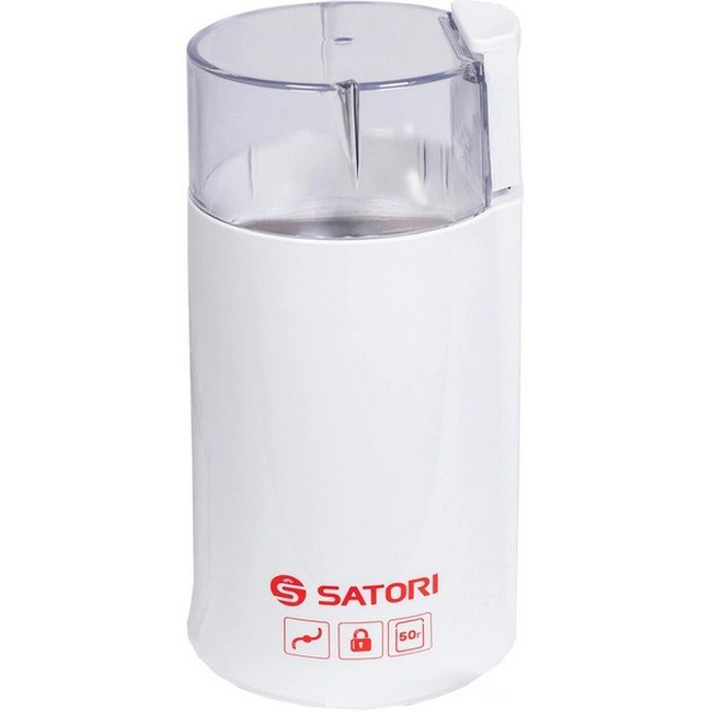 Електрична кавомолка Satori SG-1801-WT White (Niz14403)