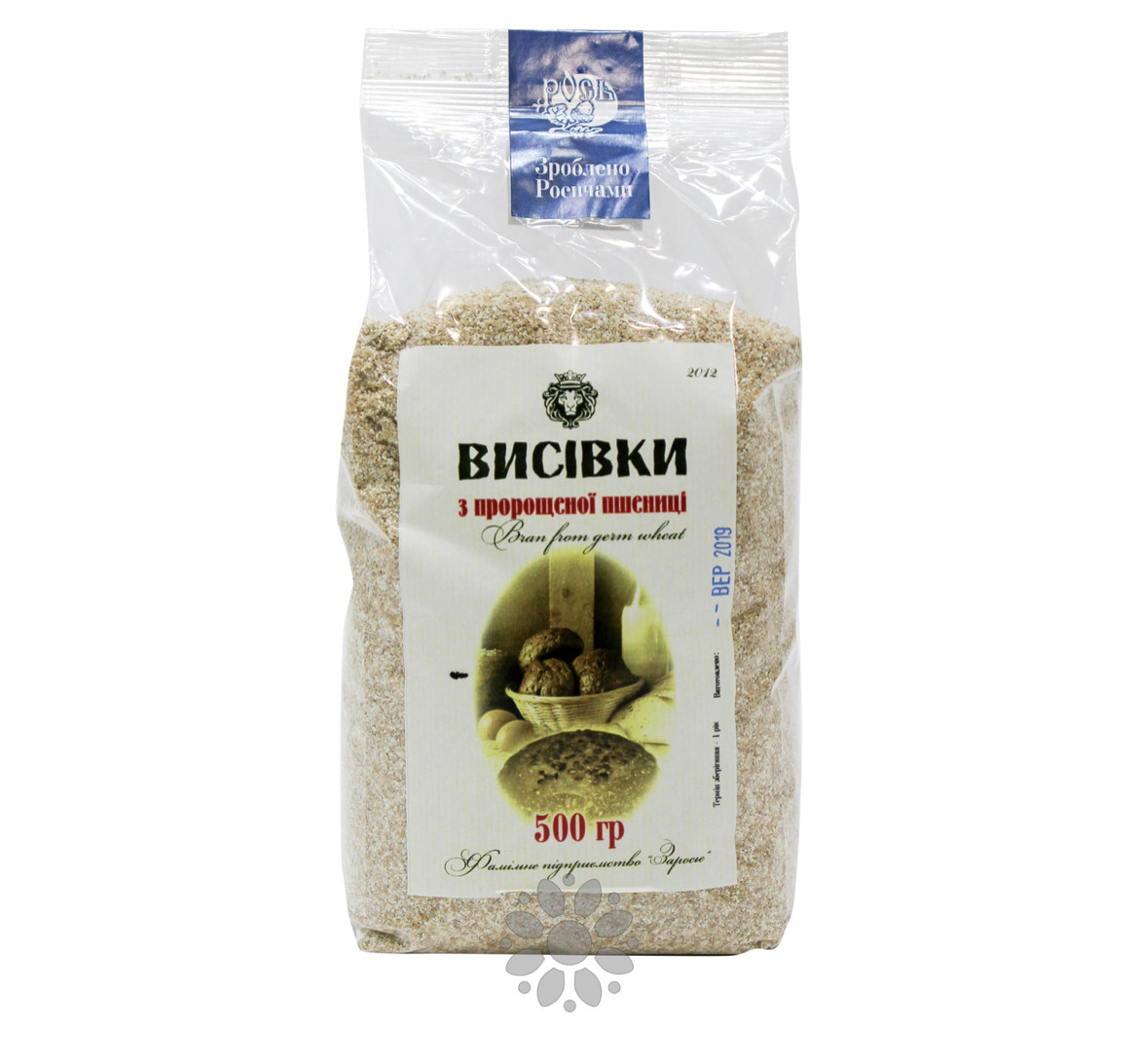 Висівки з пророщеної пшениці, 500 г, Рось