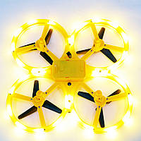 Квадрокоптер керований з руки Tracker 001 дитячий світиться дрон коптер керований з браслета, фото 5