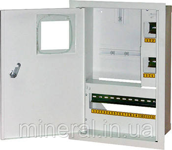 Шафа e.mbox.stand.w.f1.16.z.e металева, під 1-ф електронний лічильник, 16 мод., що вбудовується, з з, фото 1