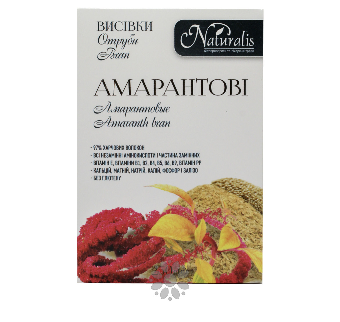Висівки амарантові Naturalis 250 г