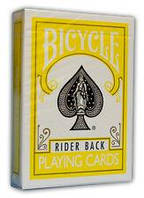 Игральные Карты Bicycle Rider Back Yellow