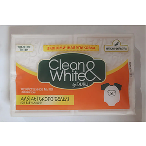 Мило Duru "Clean & White" інд.уп. 4*120гр. для дитячих речей