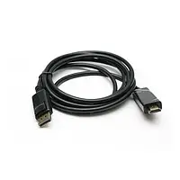 Відео-кабель PowerPlant KD00AS1237 DisplayPort (тато) toHDMI (тато), 1, 8m Black