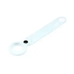 Чохол-брелок Infinity Silicone Loop ATGLWHT White для Apple AirTag