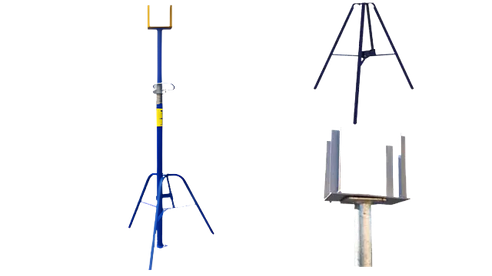 Стійки, триноги, оголовки