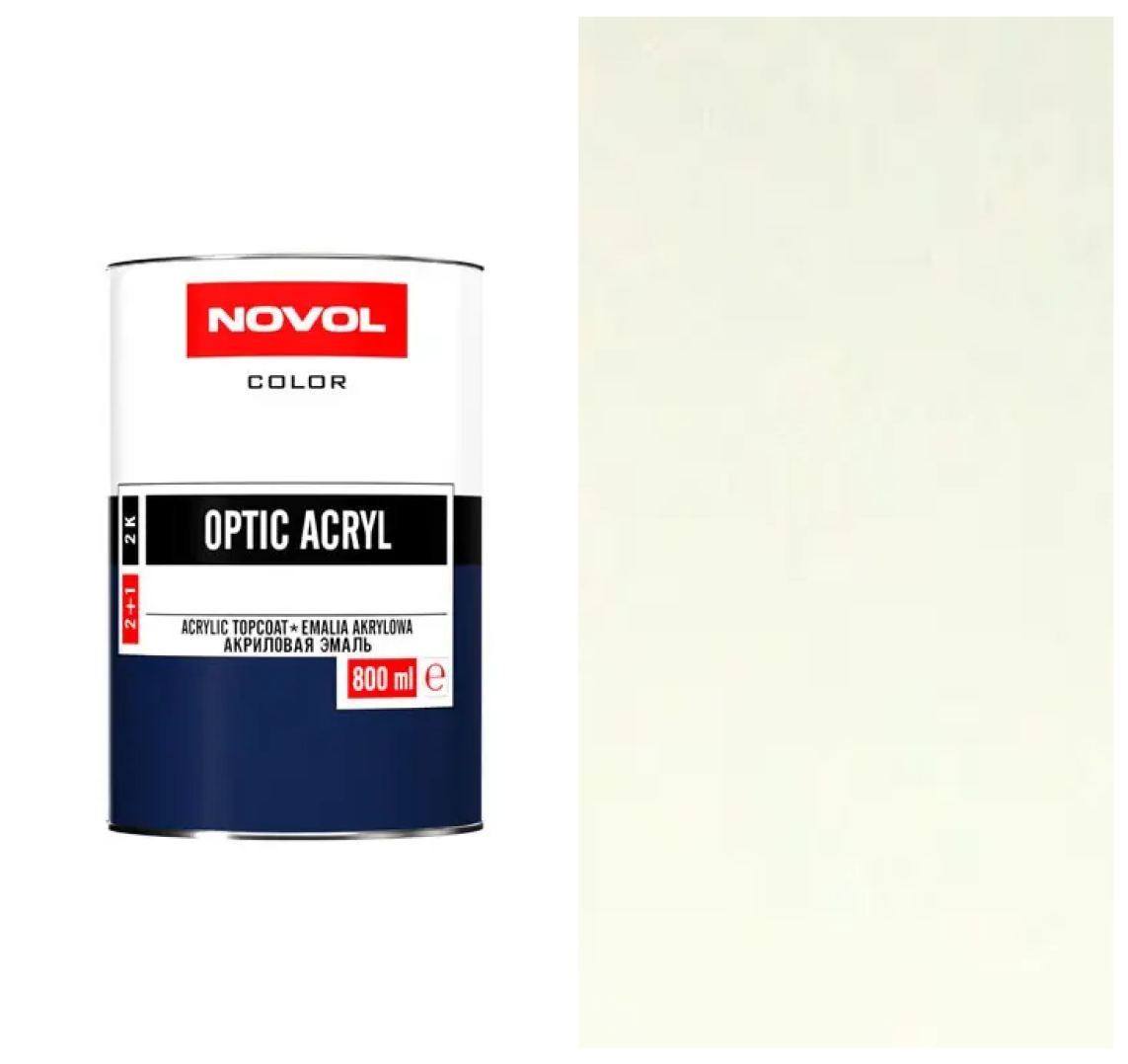 Автомобільна акрилова фарба OPTIC WV L90E біла 800 мл