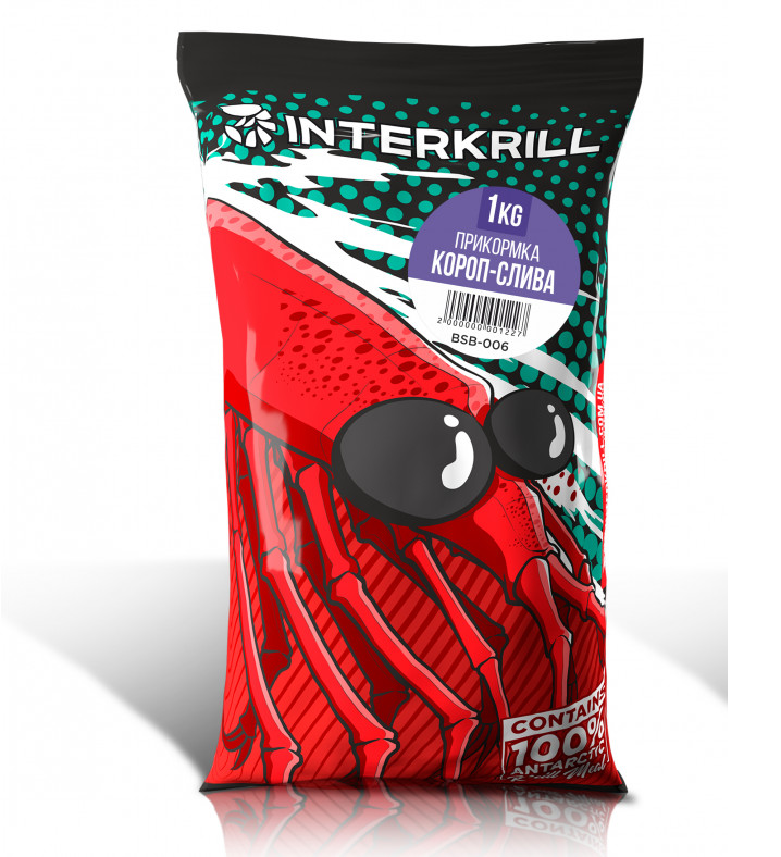 Прикормка Interkrill Короп-Слива 1кг BSB-006B