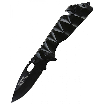 Ніж складаний тактичний із стропорізом та склобоєм KOMBAT UK Raptor Lock Knife TD805-45CASPD