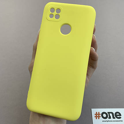 Чохол для Xiaomi Redmi 9C чохол накладка із закритою камерою на телефон сяомі редмі 9с жовтий q7n, фото 1