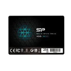 Жорсткий диск внутрішній SSD Silicon Power A55 (SP256GBSS3A55S25) Black 256GB