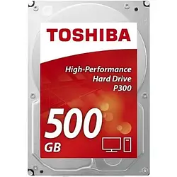 Жорсткий диск внутрішній HDD Toshiba P300 500GB HDWD105UZSVA Silver
