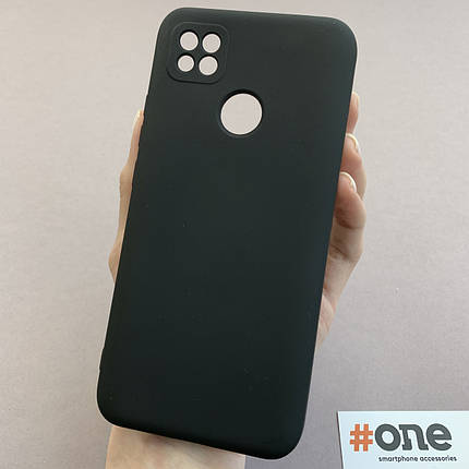 Чохол для Xiaomi Redmi 9C чохол накладка із закритою камерою на телефон сяомі редмі 9с чорний q7n, фото 1