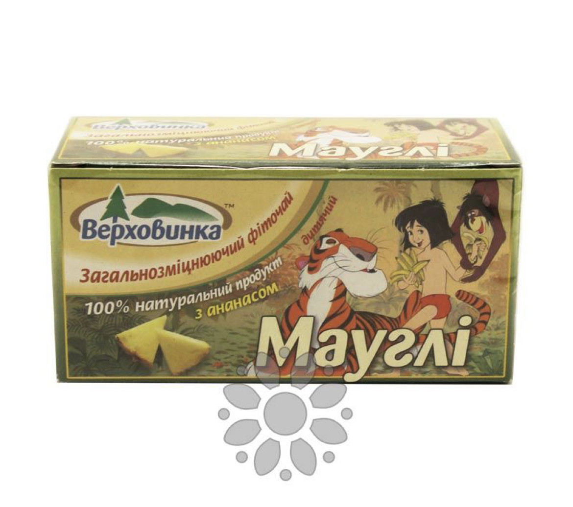 Фиточай дитячий общеукрепляющий "Маугли", 20 х 1.5 г