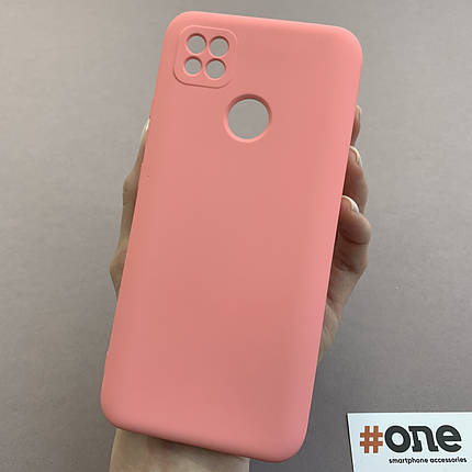 Чохол для Xiaomi Redmi 9C чохол накладка із закритою камерою на телефон сяомі редмі 9с рожевий q7n, фото 1