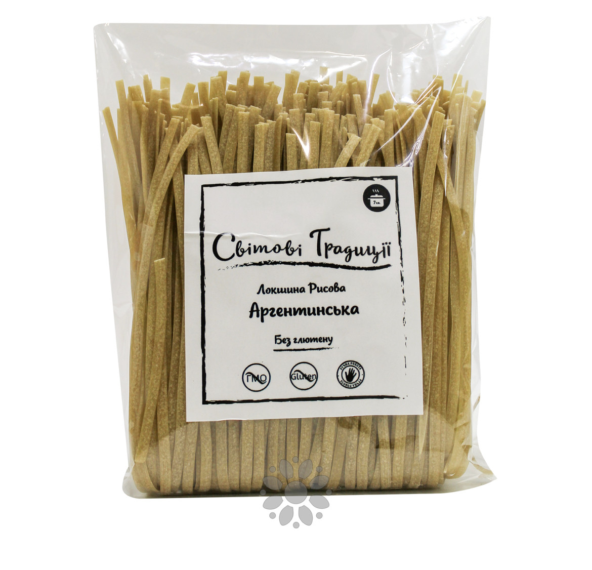 Локшина рисова "Аргентинська" (без глютену) "Світові традиції" 300 г