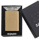 Zippo Armor® Brushed Brass 168, запальничка зипо армована, фото 4