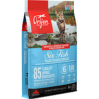 Orijen (Ориджен) 6 Fish Cat сухой корм для кошек всех возрастов с рыбой, 1.8 кг