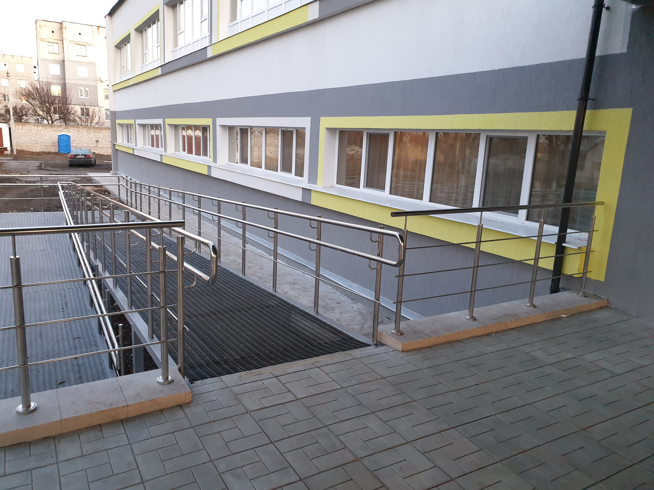 Перила для сходів з нержавіючої сталі, фото 1