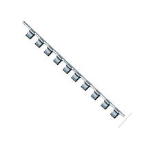 Набір довгих головок 1/2" 9шт 8-22 мм12-гр на планці TOPTUL GAAQ1605U-12, фото 5