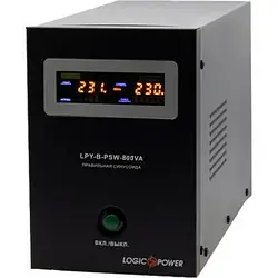 Джерело безперебійного живлення LogicPower LPY-B-PSW-800VA + (4150) Black