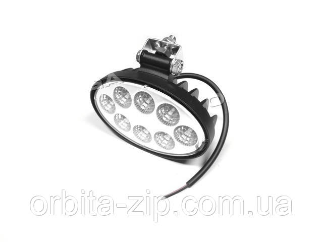 27100090 Фара світлодіодна LED овал 24 W, 8 ламп, 140х88х52мм