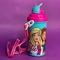 Пляшка для води пластикова (400 мл) 1Вересня Barbie