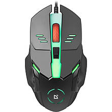 Мишка провідна ігрова DEFENDER Ultra Gloss MB-490 чорна