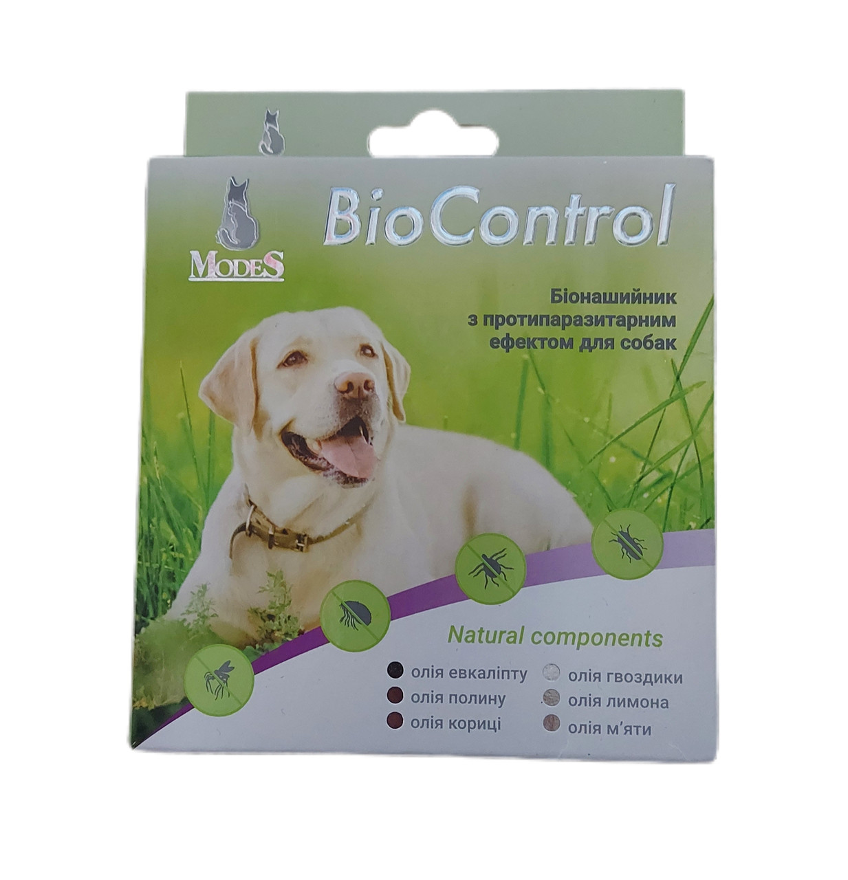Купить ModeS Bio Control Био Ошейник от блох и клещей для собак - 70 см ...