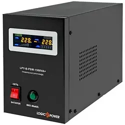 Джерело безперебійного живлення LogicPower LPY-B-PSW-1500VA + (4130) Black 1050W 10A/15A 24V