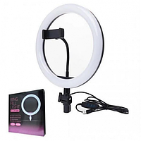 Светодиодная кольцевая Led лампа для фото и видео съемки Ring Fill Light ZD666 26 см без штатива