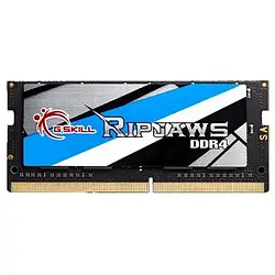 Оперативна память G.Skill Ripjaws F4-2400C16S-8GRS Black 8 GB SO-DIMM DDR4 2400 MHz