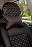 Чохли на сидіння Опель Астра J (Opel Astra J) MAX-S екошкіра преміум арагона, фото 3