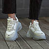 Кросівки жіночі Balenciaga Triple S Clear Sole White Women Баленсіага кросы білі взуття снікерси, фото 3