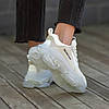 Кросівки жіночі Balenciaga Triple S Clear Sole White Women Баленсіага кросы білі взуття снікерси, фото 9