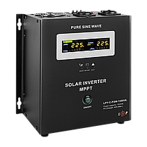 Сонячний інвертор (ДБЖ) LogicPower LPY-С-PSW-1500VA (1050Вт) MPPT 24V, фото 3