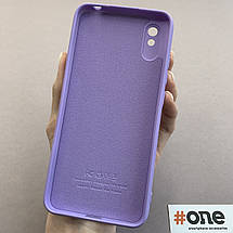 Чохол для Xiaomi Redmi 9A чохол накладка із закритою камерою на телефон сяомі редмі 9а бузковий q7n, фото 3