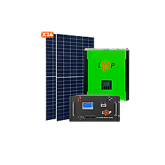 Сонячна електростанція (СЕС) Преміум + GRID 3Ф 10kW АКБ 11kWh LiFePO4 230 Ah