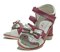 Босоніжки сандалі літнє взуття для дівчинки 711-5 малинові Y-Top р.26,27