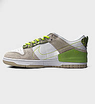 Жіночі Кросівки Nike SB Dunk Low Disrupt 2 Beige Green / Найк СБ Данк Дисрапт 2 Низькі Бежеві із Зеленим, фото 4
