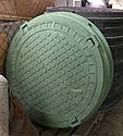 Люк полімерпіщаний зелений діаметр 1000мм, фото 2