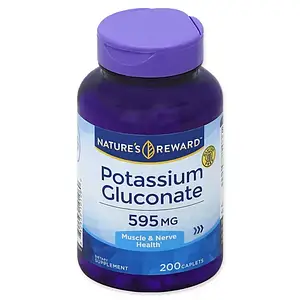 Калій глюконат Nature's Reward Potassium Gluconate 595 мг 200 капс.