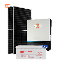 Солнечная электростанция (СЭС) 8kW АКБ 9.6kWh (гель) 200 Ah Стандарт