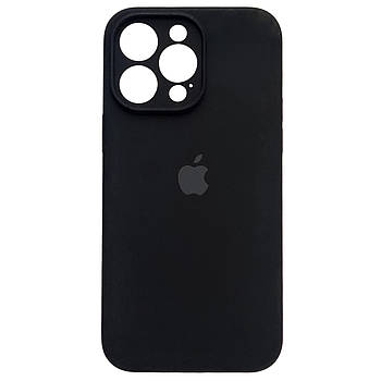 Чохол Silicone Full Camera для Apple iPhone 14 Pro Black