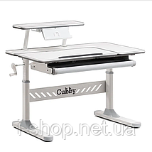 Комплект Регулювальна парта для школяра з полицею Cubby Tulipa Grey + Крісло Cubby Paeonia Grey, фото 4