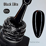 Чорний гель-лак для нігтів Global Fashion Black Elite 8 ml No173, фото 3