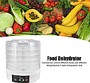 Сушарка для фруктів і овочів діаметр DRY FIT SMX-02A/Сушильний апарат для фруктів/Дегідратор, фото 7