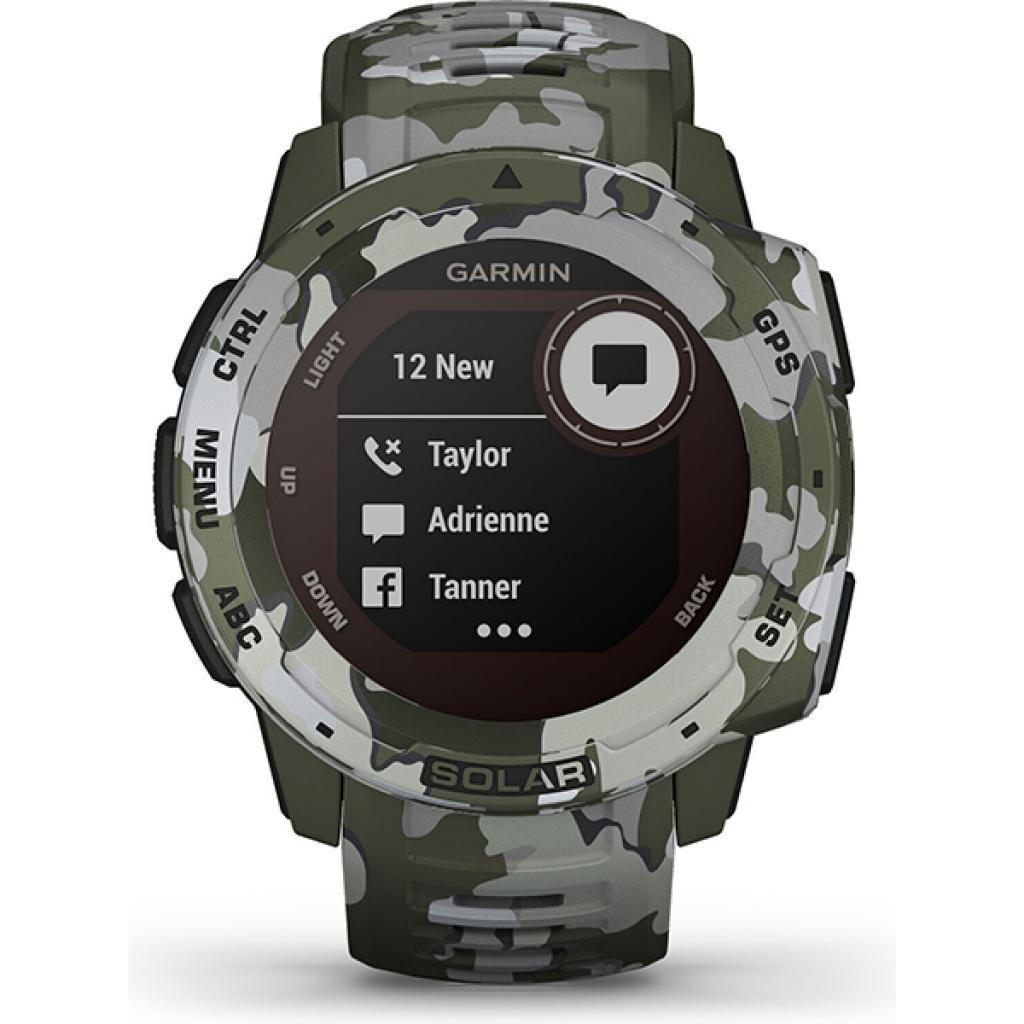 Garmin Instinct Solar Lichen Camo Refurbished - фото 3 - id-p1839892928