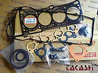 Комплект прокладок двигуна QG18DE, 11042-AU325, Nissan Primera P11, Nissan Primera P12, Nissan Almera N16