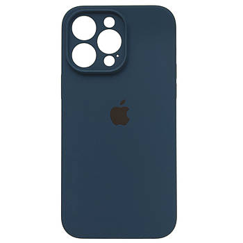 Чохол Silicone Full Camera для Apple iPhone 14 Pro Deep Navy